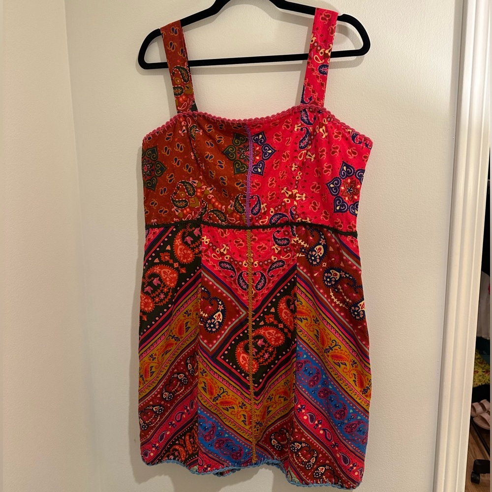 FARM RIO colorful bandana mini dress - Picture 6 of 8